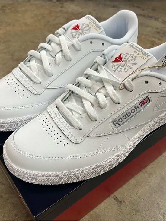 Reebok Other - Reebok Club C 85 White/Sheer Grey 100000154 Men Size Shoes